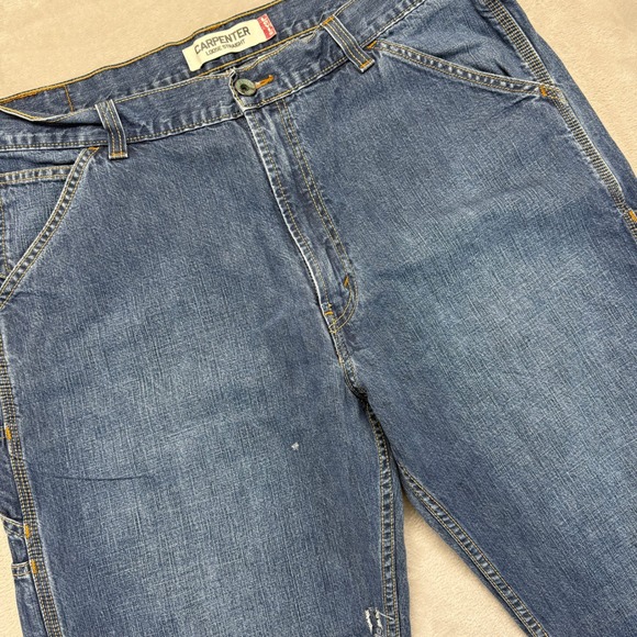 Vintage Levi's Carpenter Jeans Men's 38x32 Loose Straight Medium Wash Denim Y2K - Picture 1 of 14